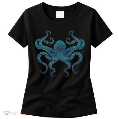 Sea Creature Octopus Aquarium Diving Gift Octopus Women's T-Shirt