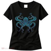 Sea Creature Octopus Aquarium Diving Gift Octopus Women's T-Shirt thumb 0