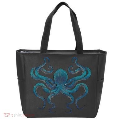 Sea Creature Octopus Aquarium Diving Gift Octopus Tote Bag