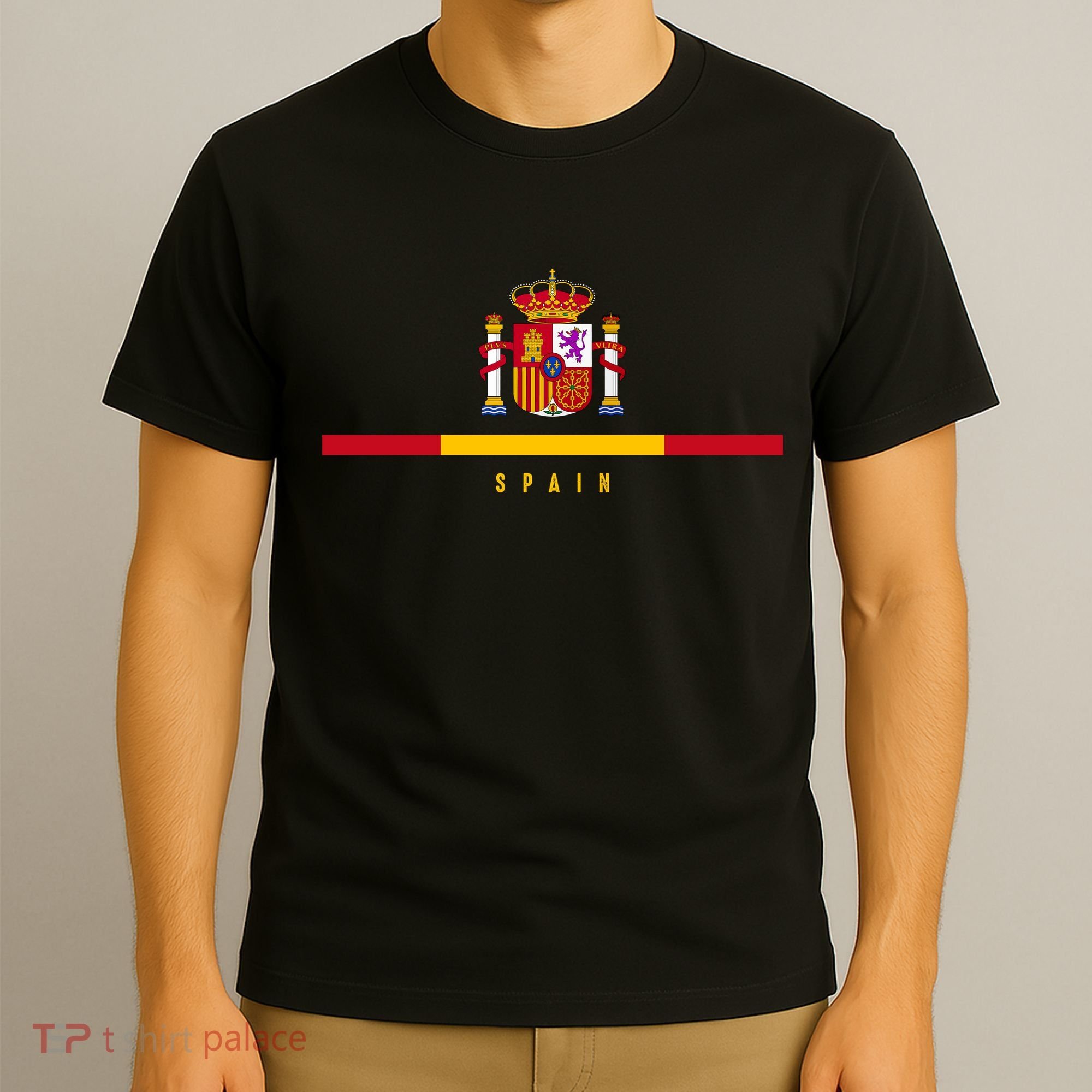 Spanish Coat Of Arms Proud Spain Fan T-Shirt