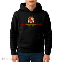 Spanish Coat Of Arms Proud Spain Fan Kids Hoodie thumb 4