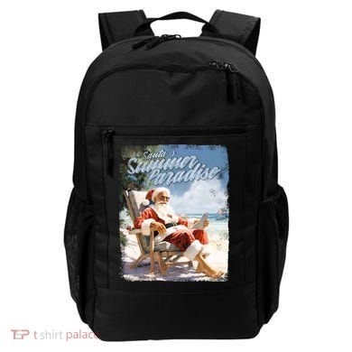 Santa Chillin On The Beach Summer Paradise Backpack