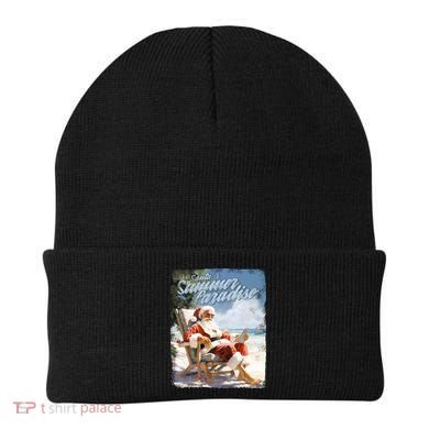 Santa Chillin On The Beach Summer Paradise Beanie