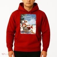 Santa Chillin On The Beach Summer Paradise Hoodie thumb 2
