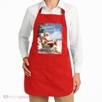 Santa Chillin On The Beach Summer Paradise Apron thumb 2
