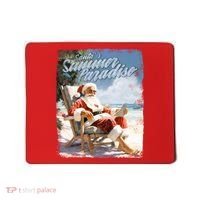 Santa Chillin On The Beach Summer Paradise Mousepad thumb 0