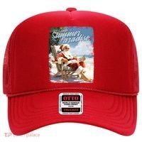 Santa Chillin On The Beach Summer Paradise Hat thumb 0