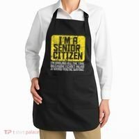 Senior Citizen Old People Hard Of Hearing Elderly Gift Apron thumb 2
