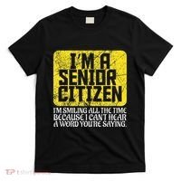 Senior Citizen Old People Hard Of Hearing Elderly Gift T-Shirt thumb 0
