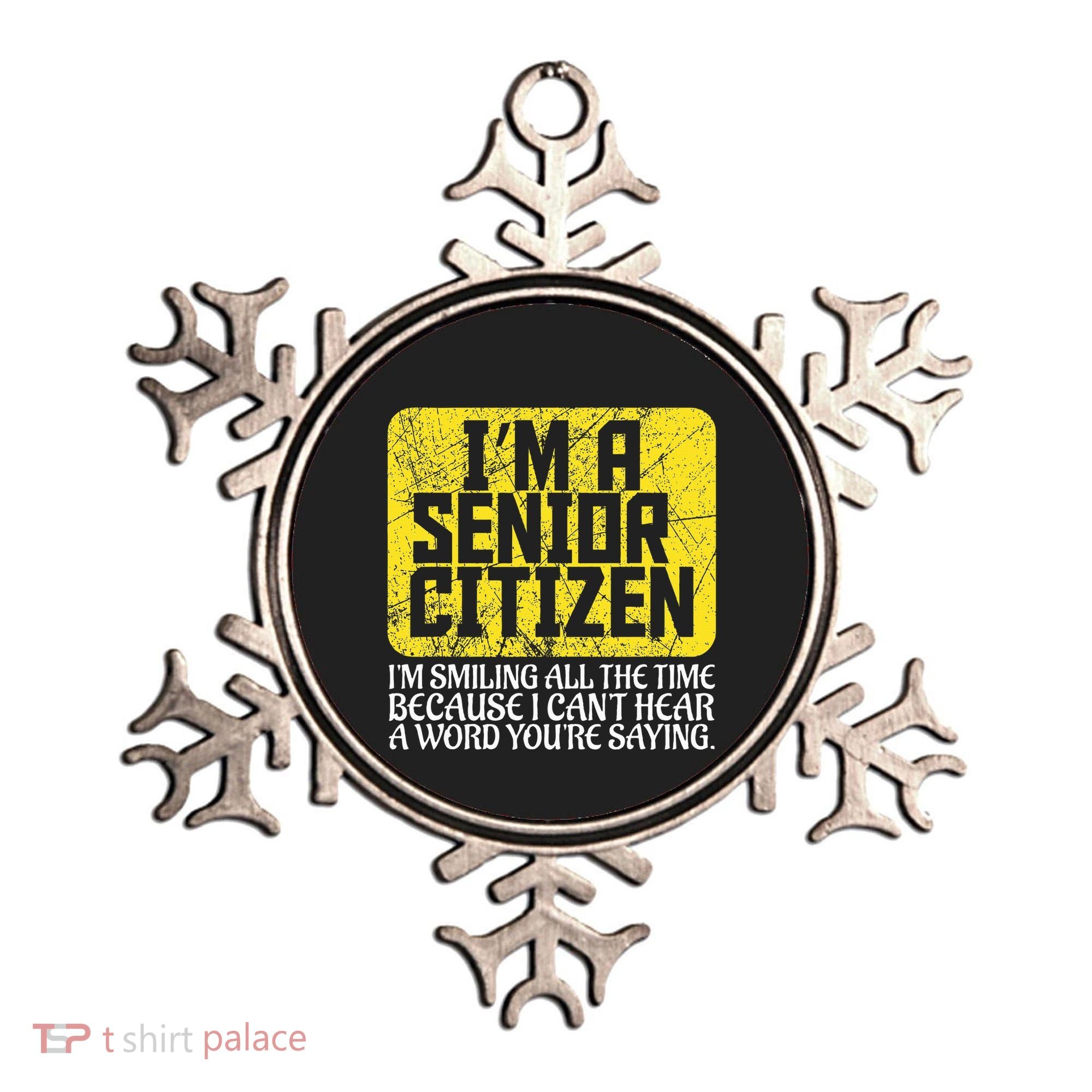 Senior Citizen Old People Hard Of Hearing Elderly Gift Ornament