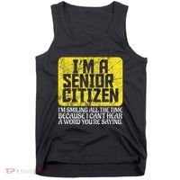 Senior Citizen Old People Hard Of Hearing Elderly Gift Tank Top thumb 0