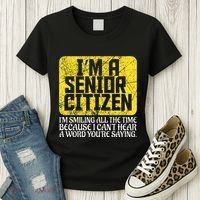 Senior Citizen Old People Hard Of Hearing Elderly Gift Women's T-Shirt thumb 3