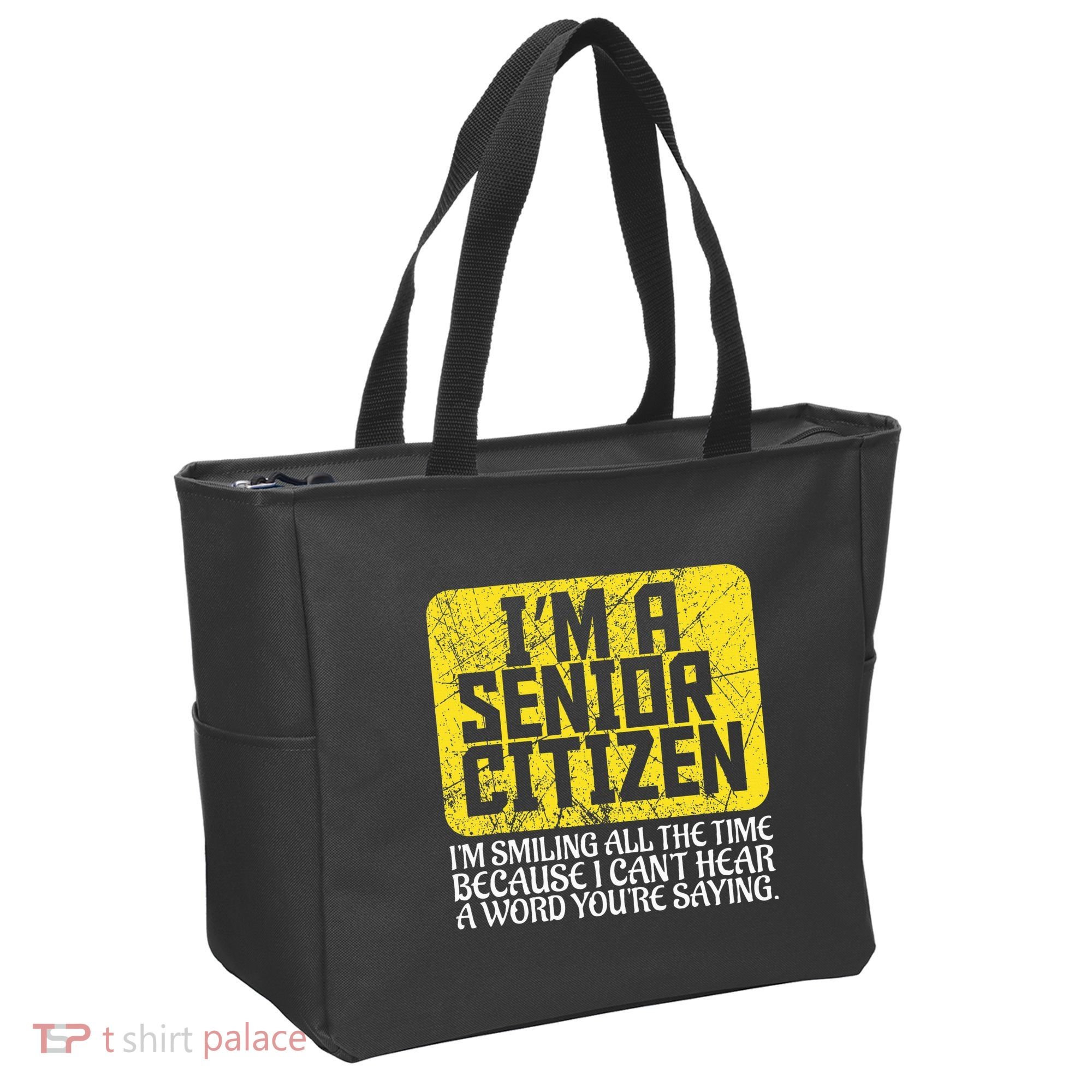 Senior Citizen Old People Hard Of Hearing Elderly Gift Tote Bag