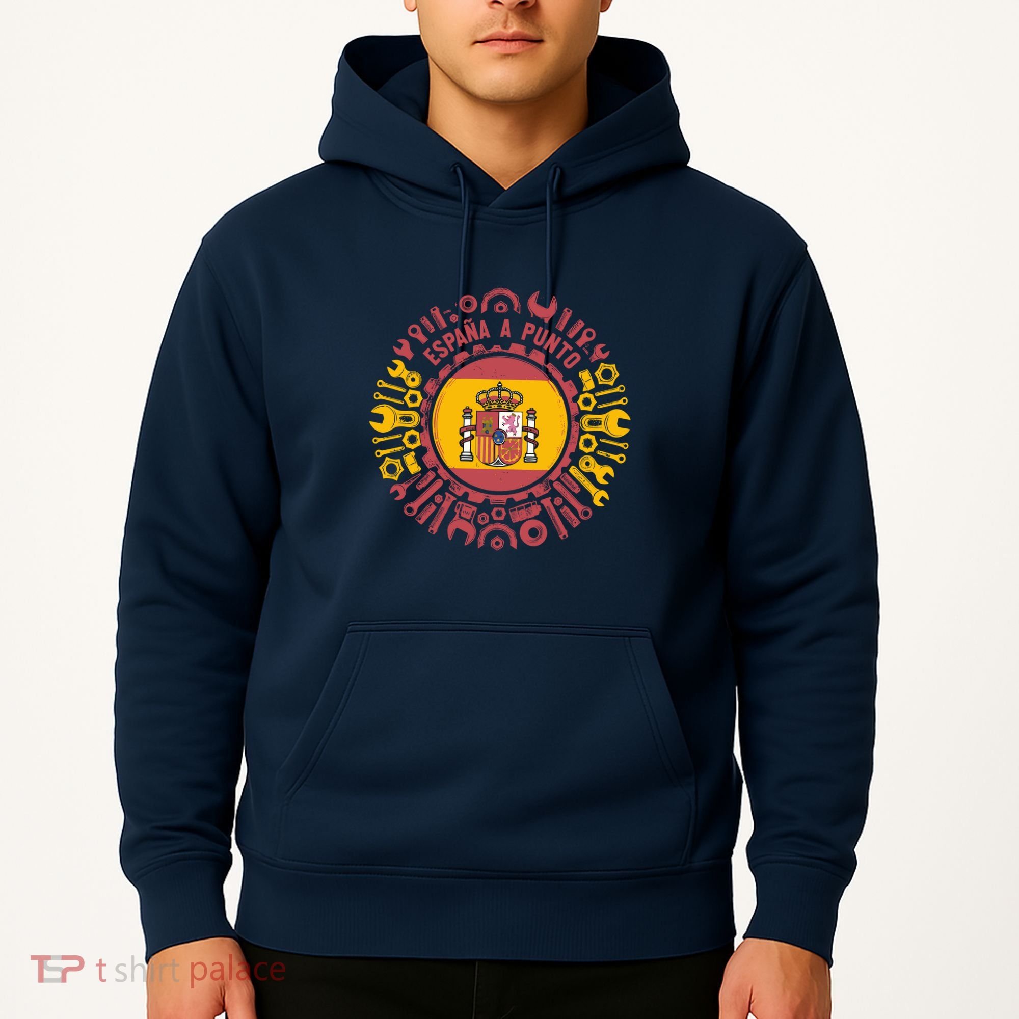 Spanish Coat Of Arms With Tools Hoodie