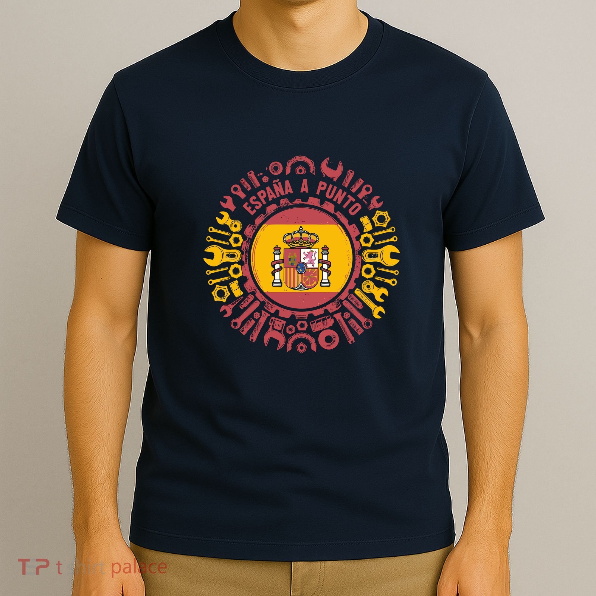 Spanish Coat Of Arms With Tools T-Shirt