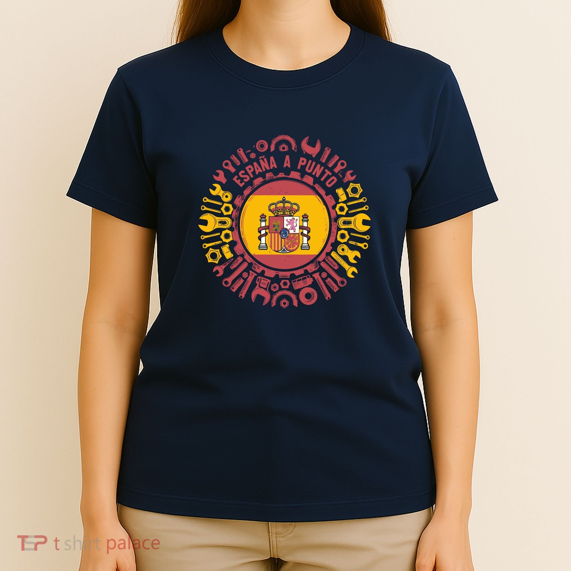 Spanish Coat Of Arms With Tools T-Shirt