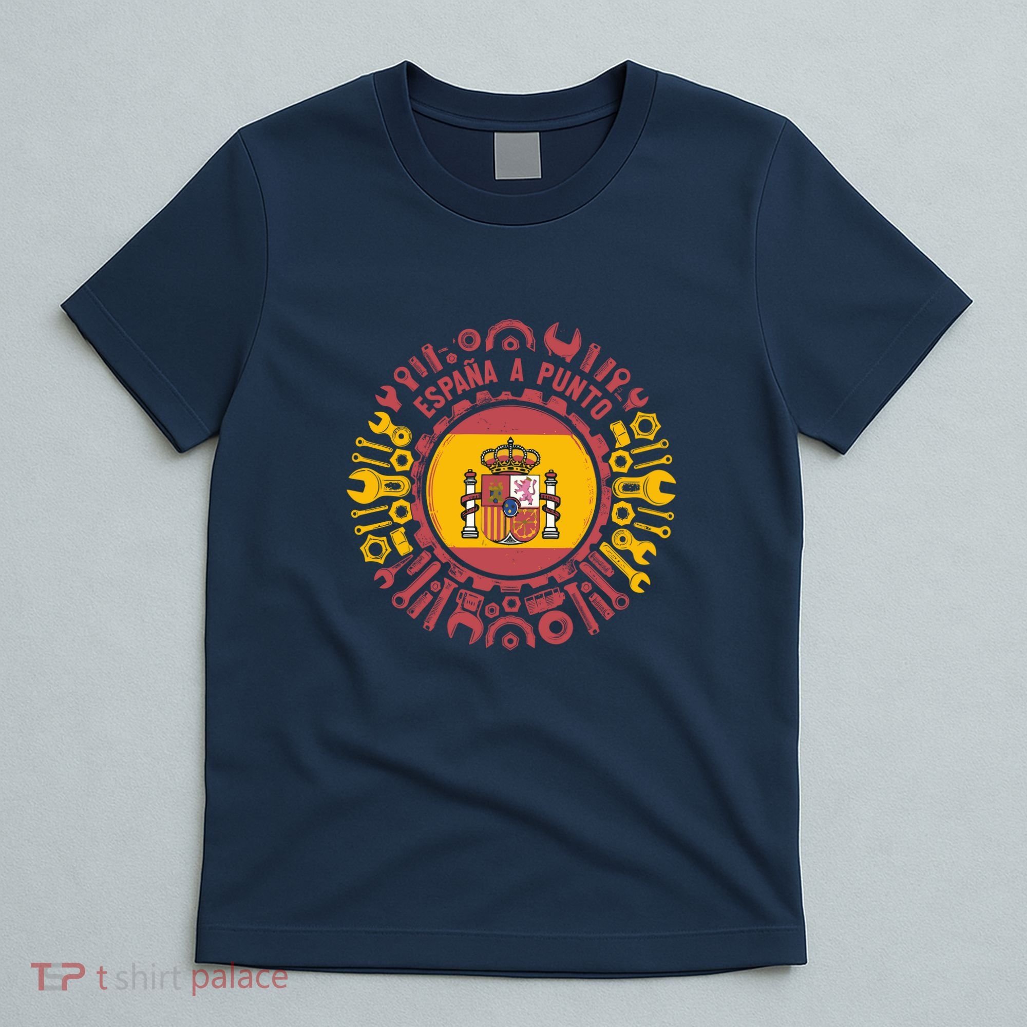 Spanish Coat Of Arms With Tools T-Shirt