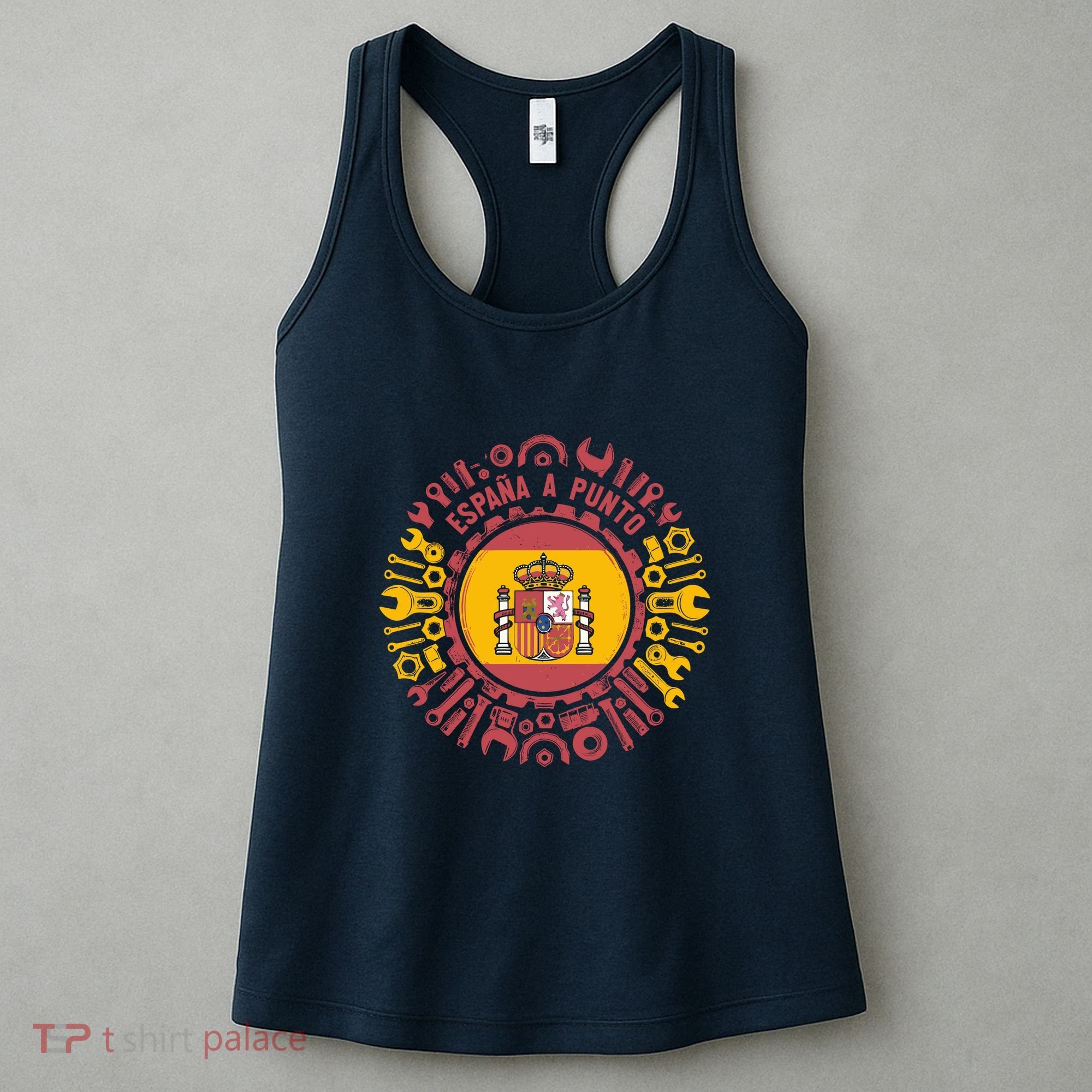 Spanish Coat Of Arms With Tools Women's Tank Top