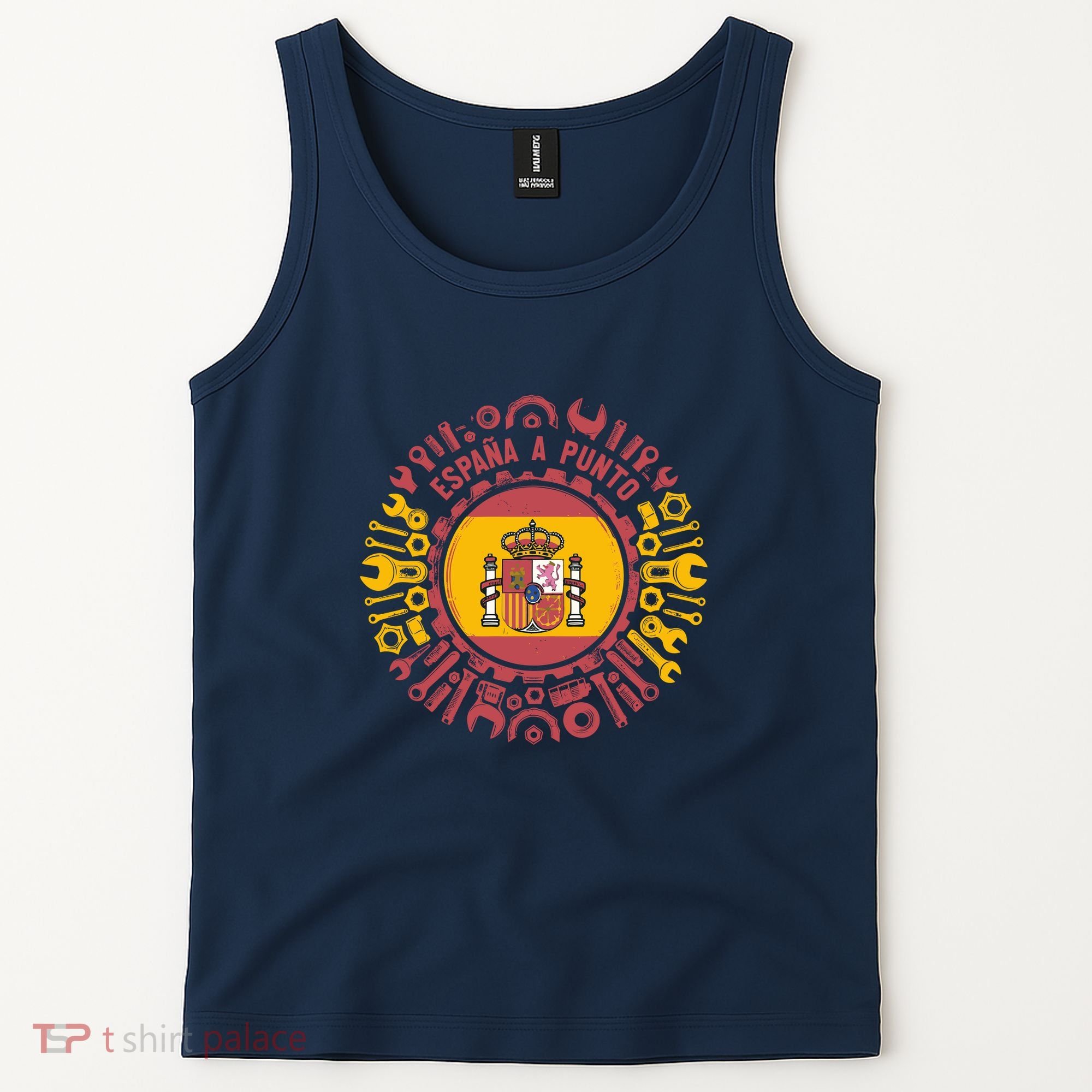 Spanish Coat Of Arms With Tools Tank Top
