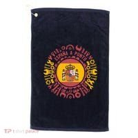 Spanish Coat Of Arms With Tools Golf Towel thumb 0