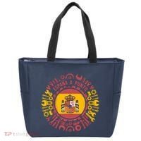 Spanish Coat Of Arms With Tools Tote Bag thumb 0