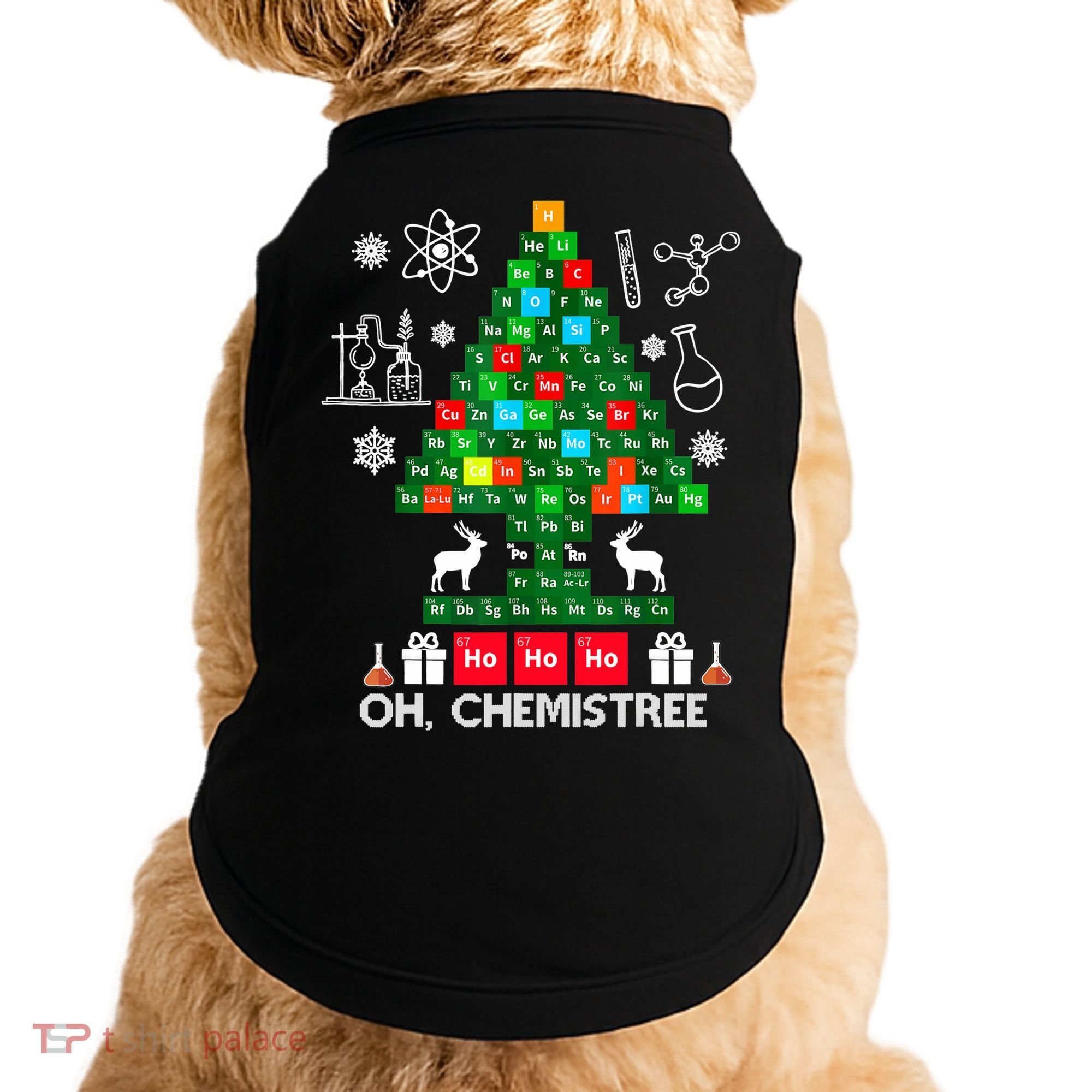 Science Christmas Oh Chemist Tree Chemistree Doggie Tank