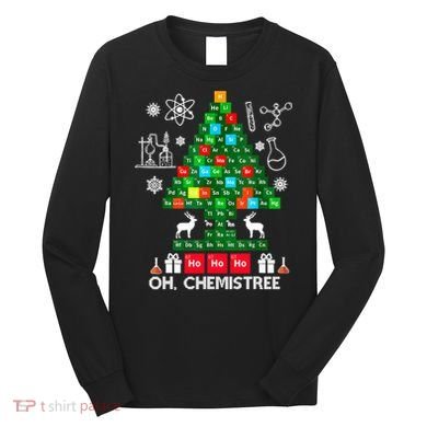Science Christmas Oh Chemist Tree Chemistree Long Sleeve Shirt