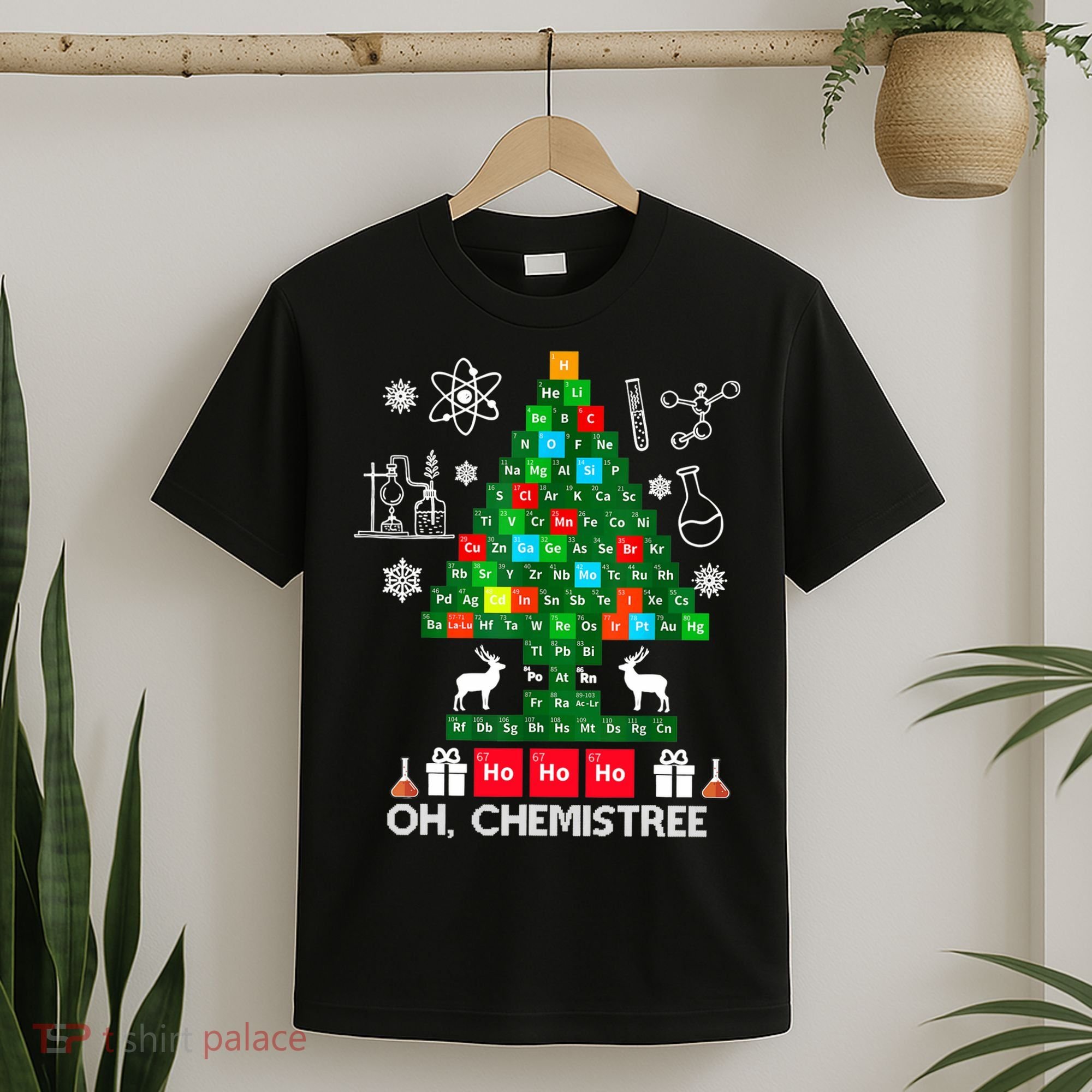 Science Christmas Oh Chemist Tree Chemistree T-Shirt