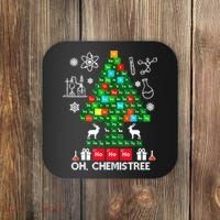 Science Christmas Oh Chemist Tree Chemistree Coaster thumb 0