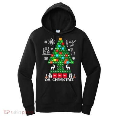 Science Christmas Oh Chemist Tree Chemistree Women's Hoodie