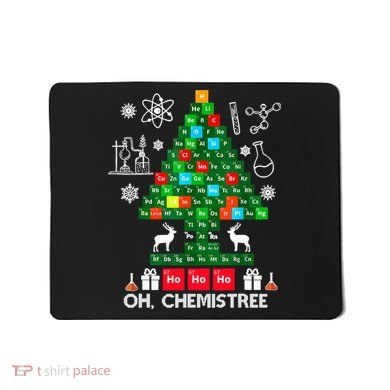 Science Christmas Oh Chemist Tree Chemistree Mousepad