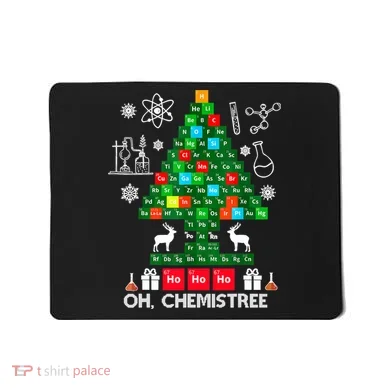Science Christmas Oh Chemist Tree Chemistree Mousepad