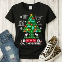 Science Christmas Oh Chemist Tree Chemistree Women's T-Shirt thumb 3