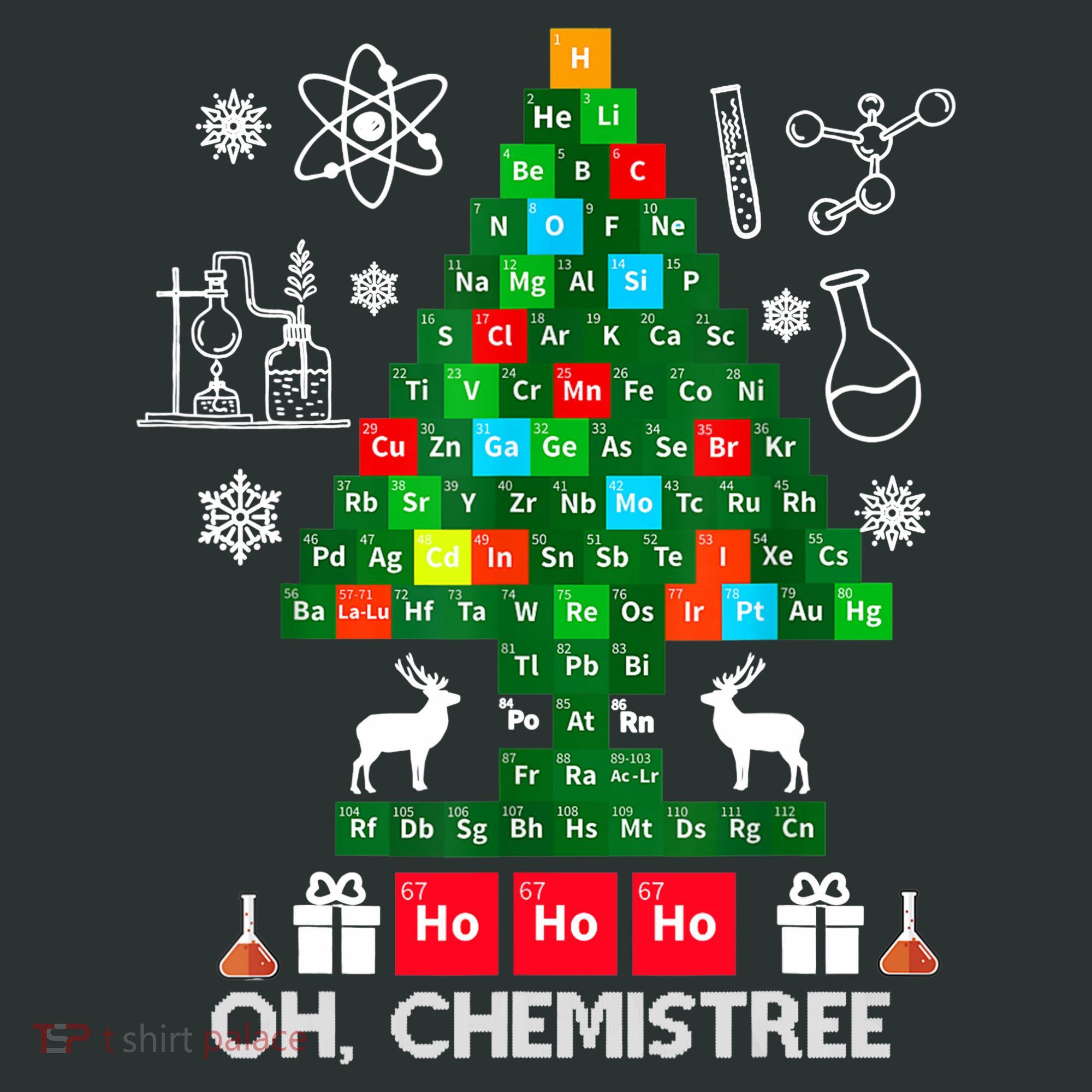 Science Christmas Oh Chemist Tree Chemistree Infant Baby Jersey Bodysuit