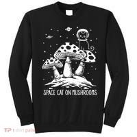 Space Cat On Mushrooms Sweatshirt thumb 0