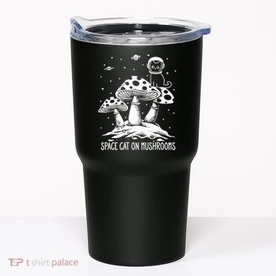 Space Cat On Mushrooms Tumbler