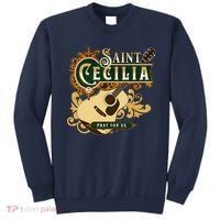St Cecilia Of Rome Saint Of Music Catholic Guitar Sweatshirt thumb 0
