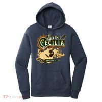 St Cecilia Of Rome Saint Of Music Catholic Guitar Women's Hoodie thumb 0