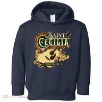 St Cecilia Of Rome Saint Of Music Catholic Guitar Toddler Hoodie thumb 0
