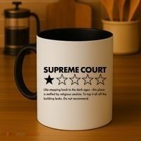 Supreme Court One Star Do Not Recommend Coffee Mug thumb 4