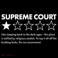 Supreme Court One Star Do Not Recommend Women's Hoodie thumb 2