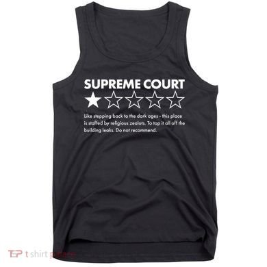 Supreme Court One Star Do Not Recommend Tank Top