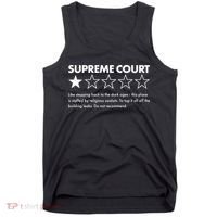 Supreme Court One Star Do Not Recommend Tank Top thumb 0