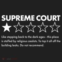 Supreme Court One Star Do Not Recommend Golf Towel thumb 3