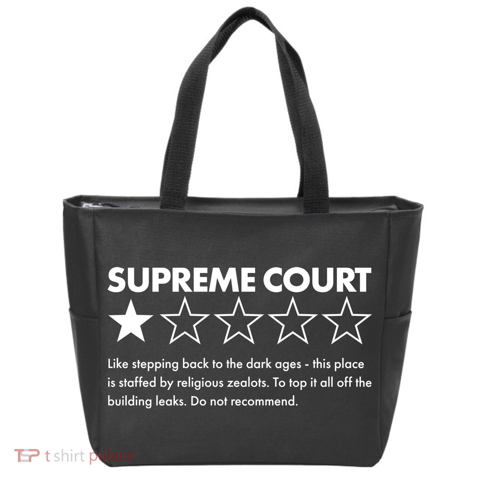 Supreme Court One Star Do Not Recommend Tote Bag