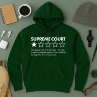 Supreme Court One Star Do Not Recommend Hoodie thumb 3