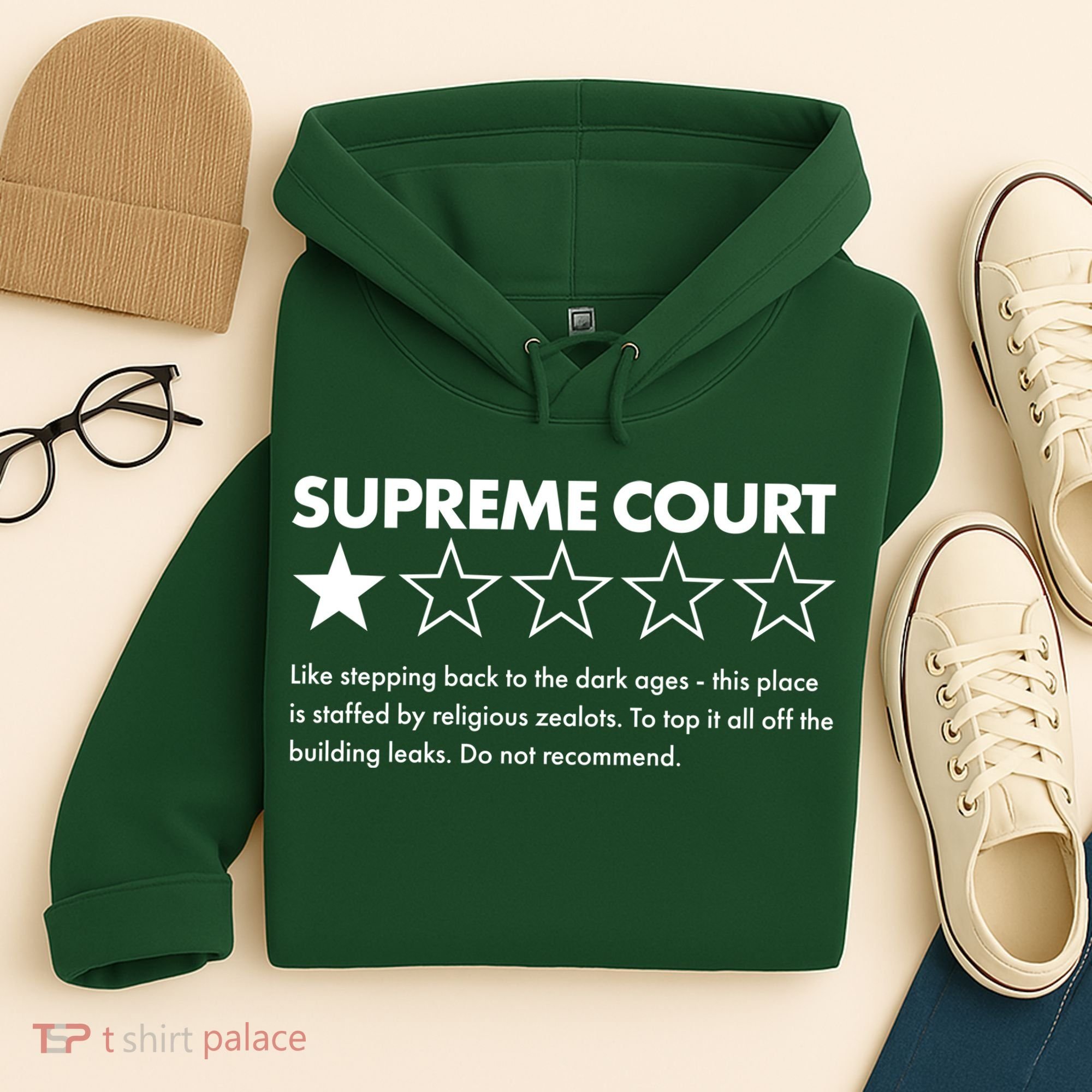 Supreme Court One Star Do Not Recommend Hoodie