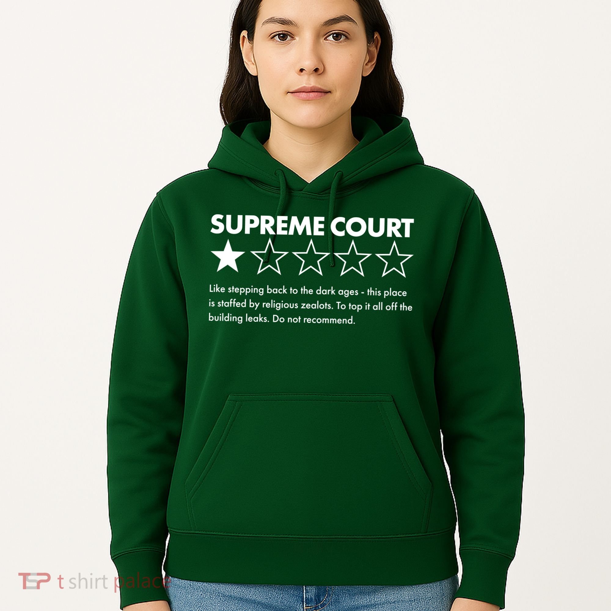Supreme Court One Star Do Not Recommend Hoodie