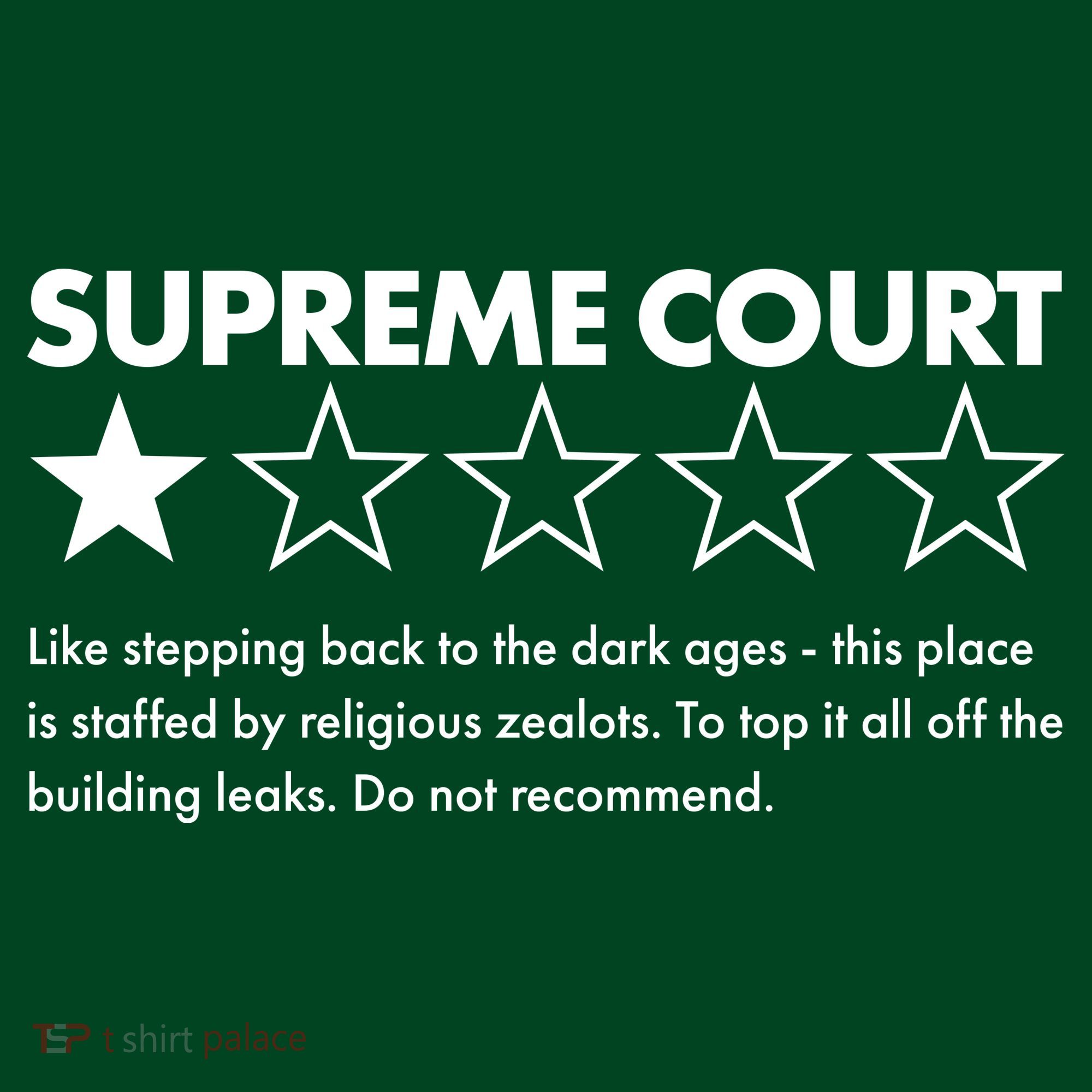 Supreme Court One Star Do Not Recommend Hoodie