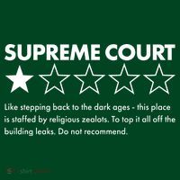 Supreme Court One Star Do Not Recommend Sweatshirt thumb 3